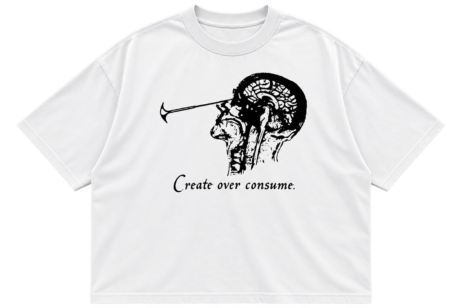 "Create Over Consume" Tee