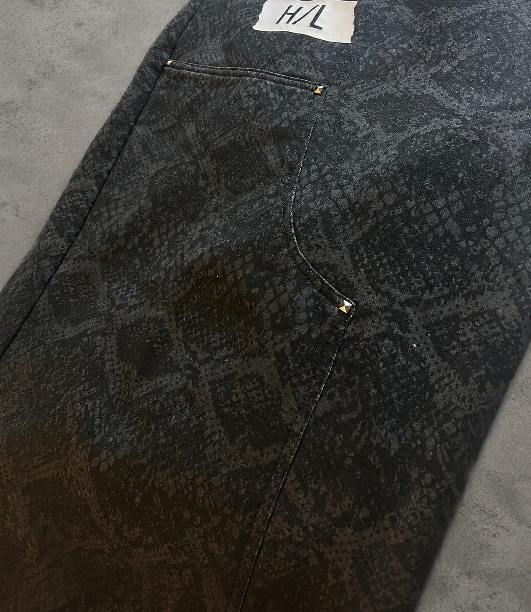 Snakeskin Capris