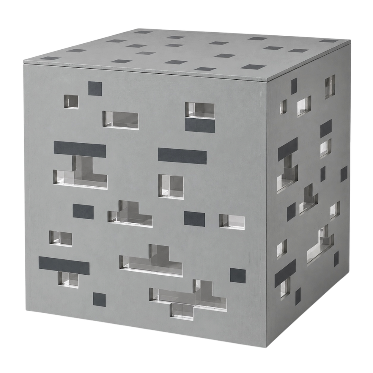 Diamond Ore Bedside Table